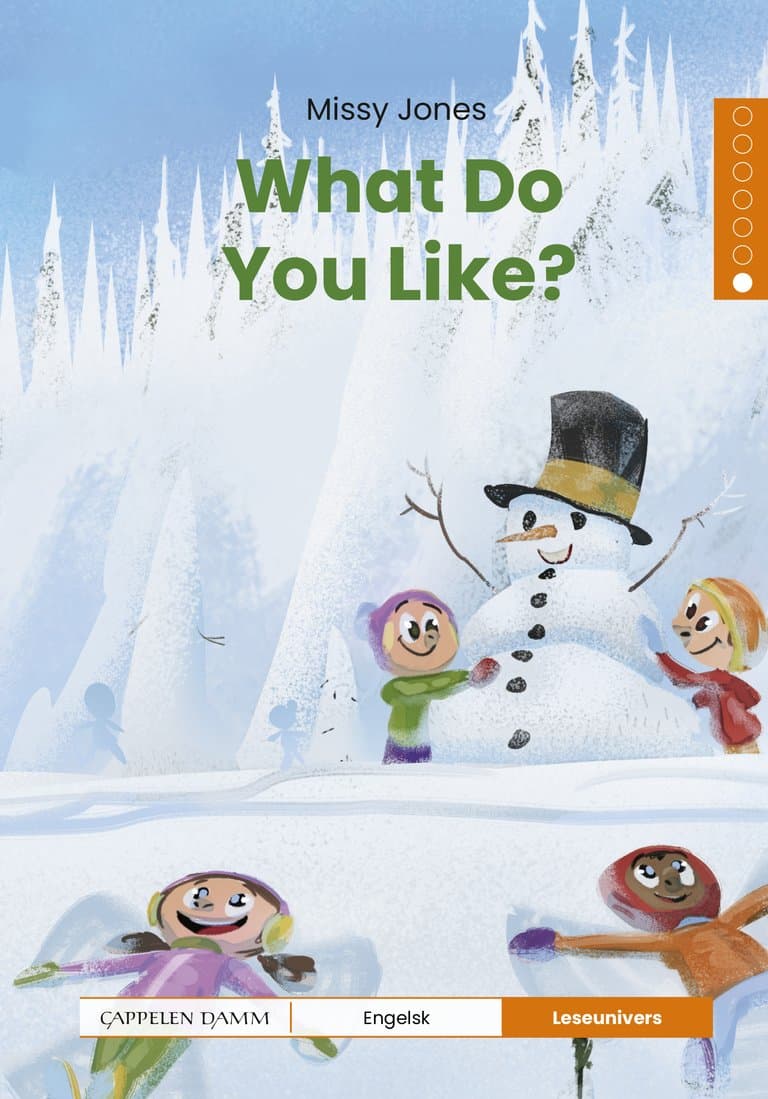 Omslag Leseunivers Engelsk 1: What Do You Like? av Missy Jones (Innbundet)
