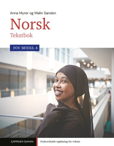Omslag av "FOV Norsk 4 Tekstbok"