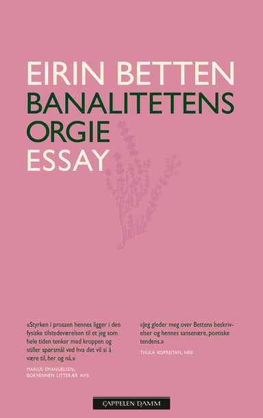 Omslag av "Banalitetens orgie"