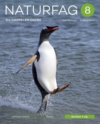 Naturfag 8 fra Cappelen Damm Grunnbok 2. utg. Unibok