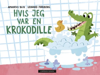 Omslag av "Hvis jeg var en krokodille"