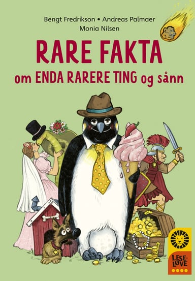 Omslag av "Leseløve nivå 4 - Rare fakta om enda rarere ting og sånn"