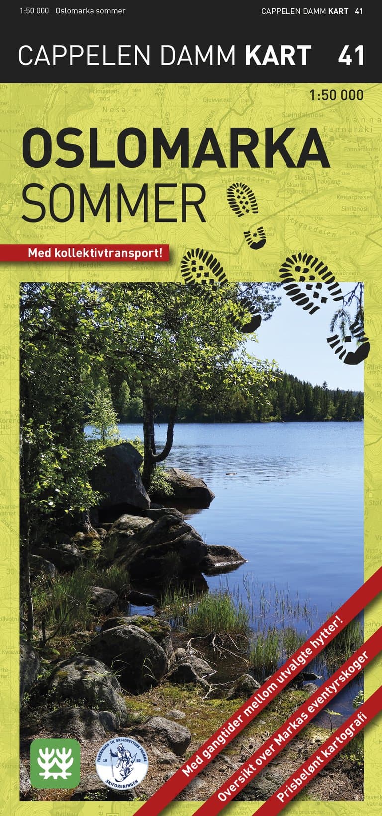 Omslag Oslomarka sommer turkart (CK 41) (Kart)
