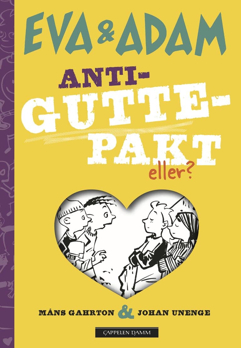 Omslag Anti-guttepakt av Måns Gahrton (Innbundet)