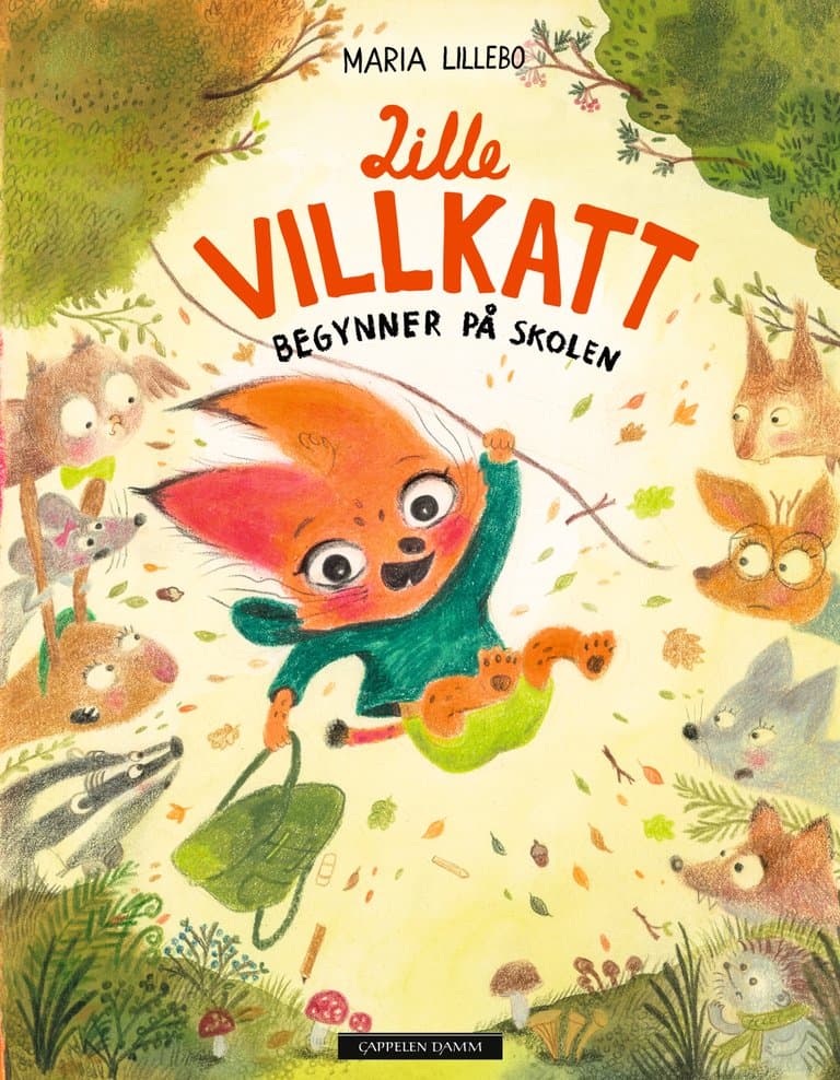Omslag Lille Villkatt begynner på skolen av Maria Lillebo (Ebok)