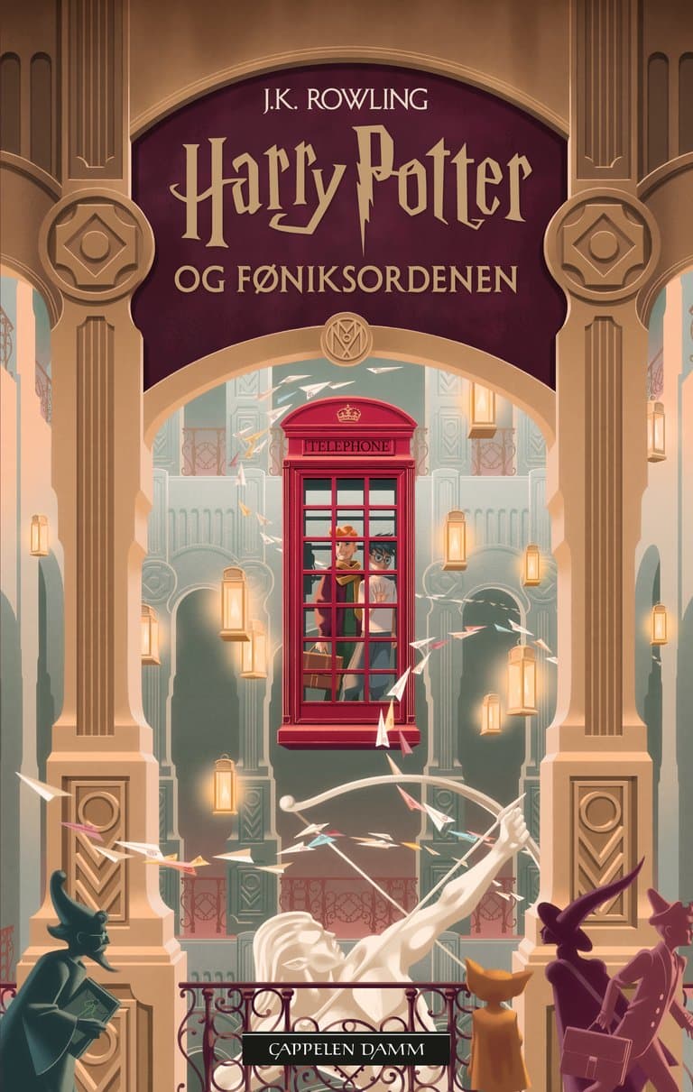 Omslag Harry Potter og Føniksordenen av J.K. Rowling (Heftet)
