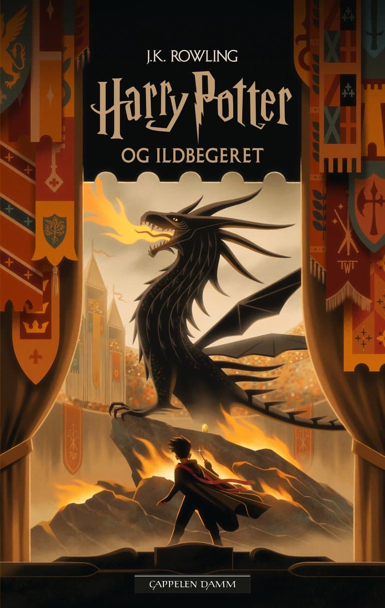 Omslag Harry Potter og Ildbegeret av J.K. Rowling (Heftet)