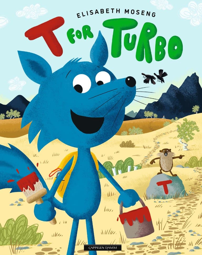 Omslag T for Turbo av Elisabeth Moseng (Ebok)