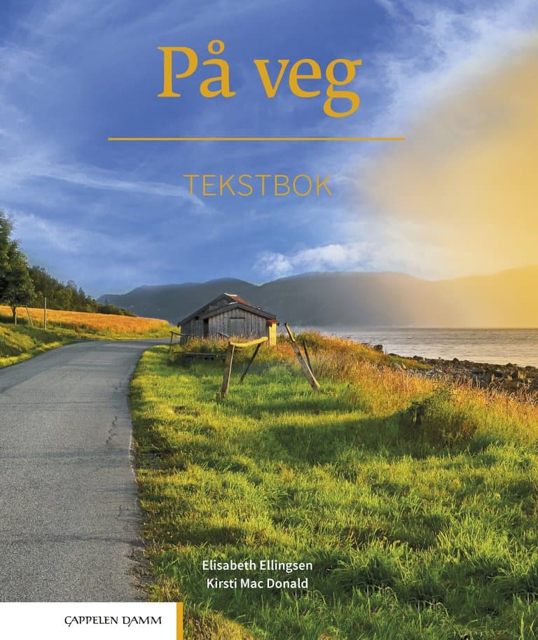 Omslag På veg Tekstbok (2025) av Elisabeth Ellingsen og Kirsti Mac Donald (Heftet)