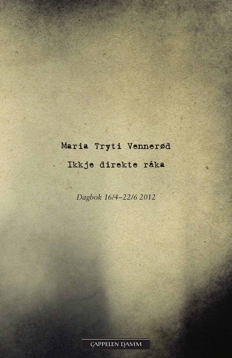 Omslag Ikkje direkte råka av Maria Tryti Vennerød (Heftet)