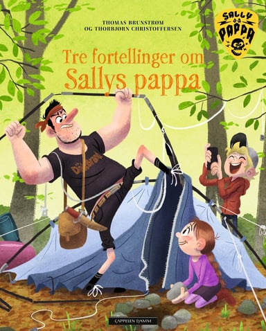Omslag av "Tre fortellinger om Sallys pappa"