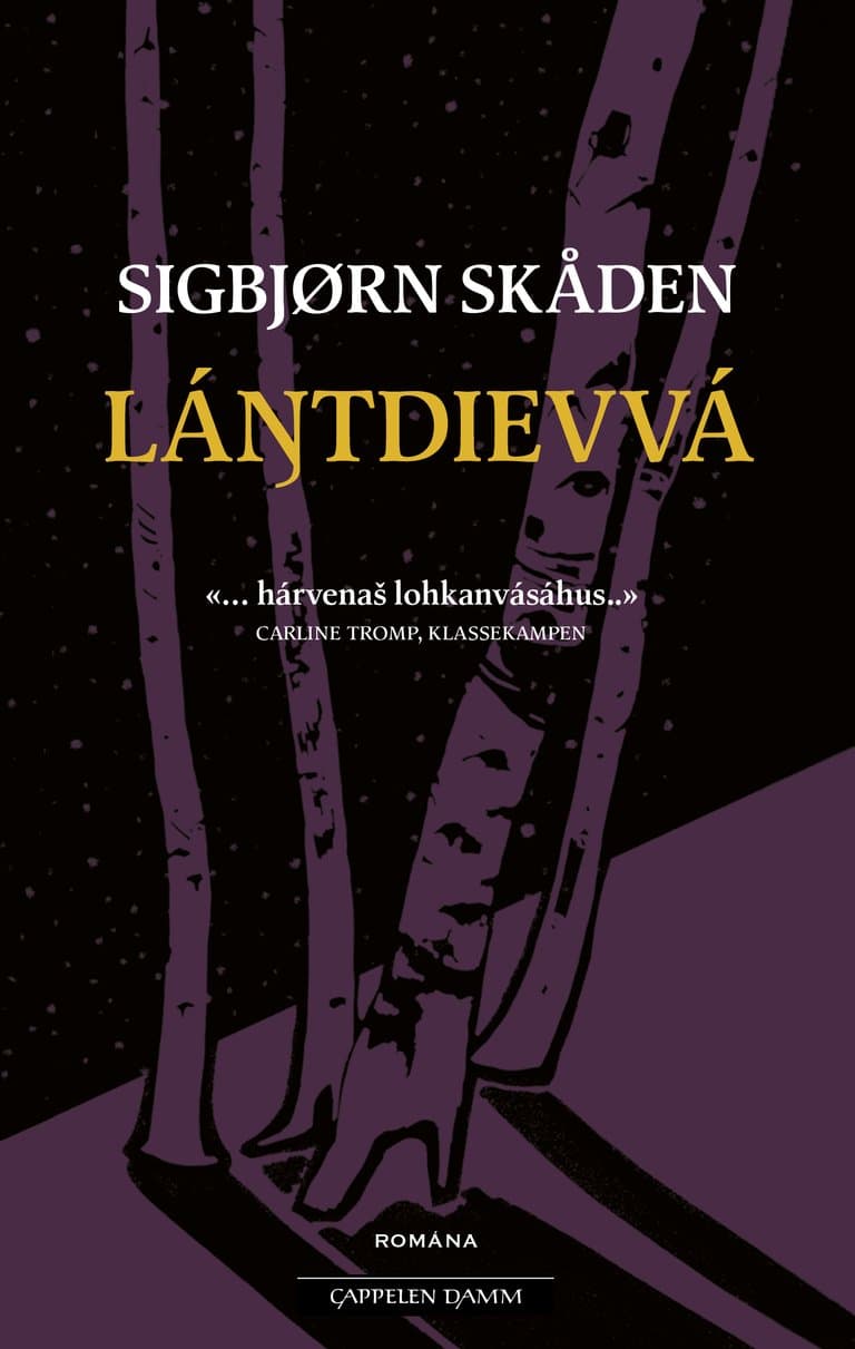 Omslag Láŋtdievvá av Sigbjørn Skåden (Heftet)